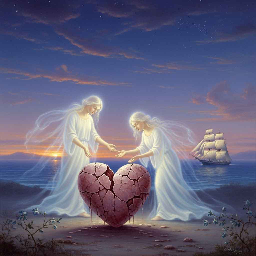 A poor torn heart, a tattered heart